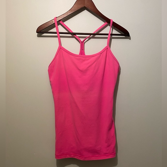 Hot pink size 8 flow Y lululemon tank - Picture 1 of 2